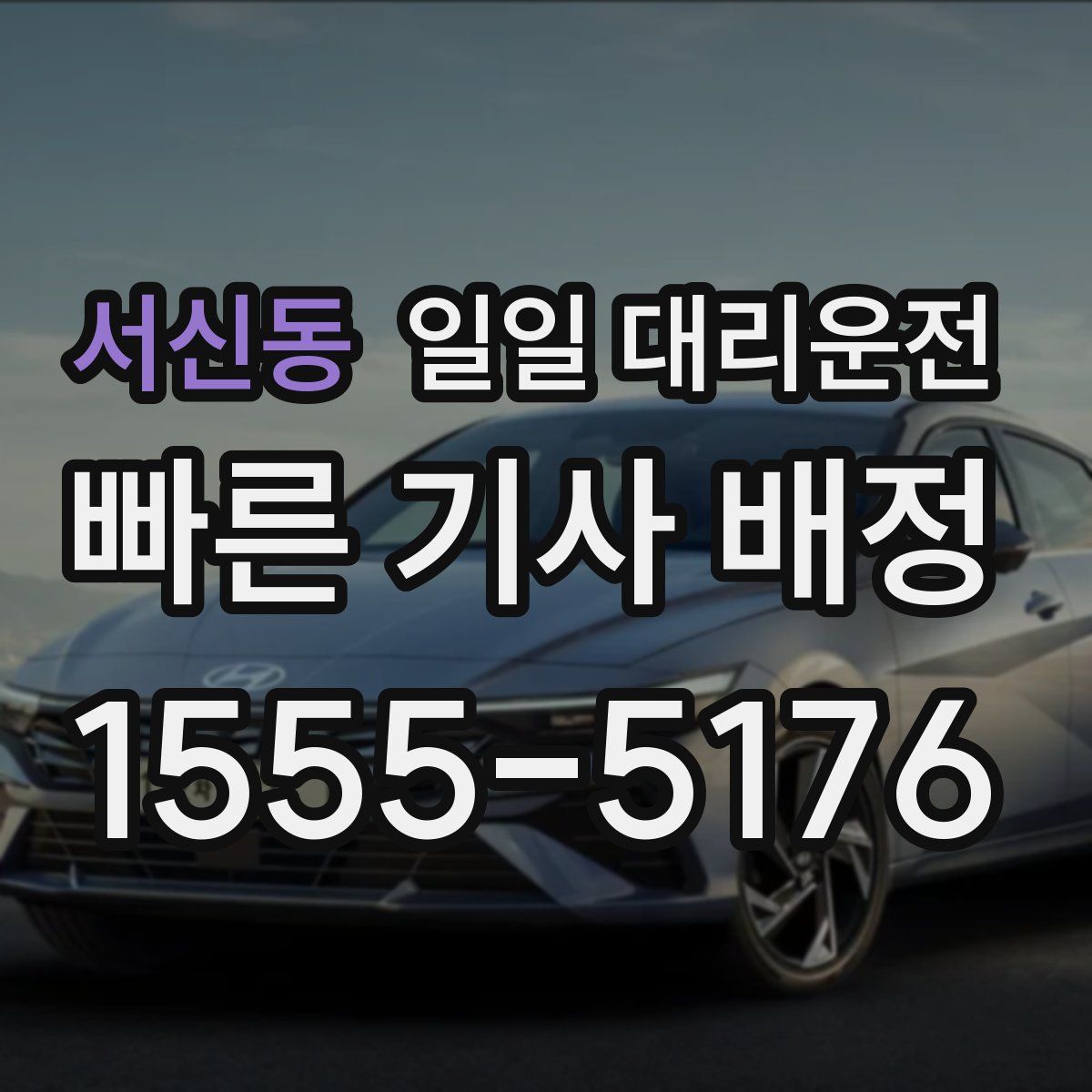 서신동 일일 대리운전