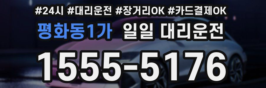 평화동1가 일일 대리운전