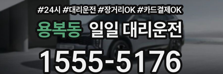 용복동 일일 대리운전