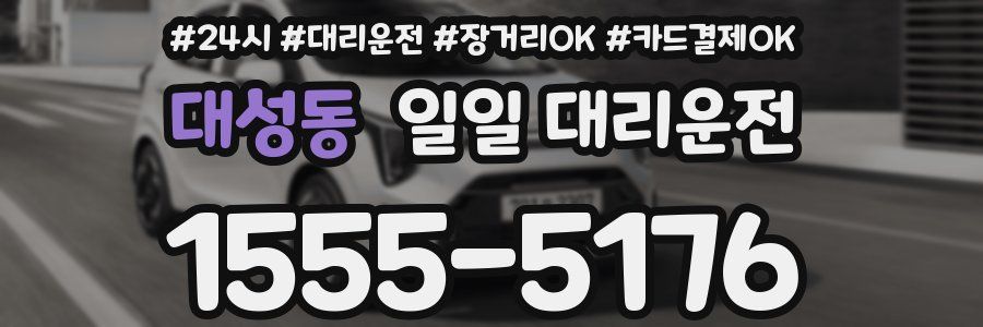 대성동 일일 대리운전