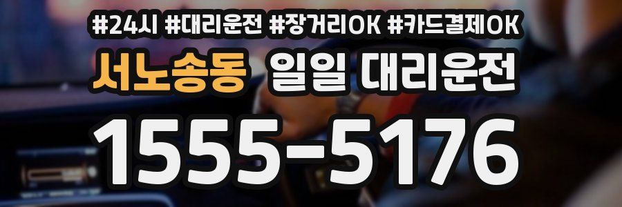 서노송동 일일 대리운전