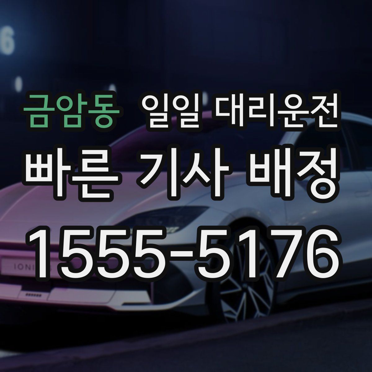 금암동 일일 대리운전
