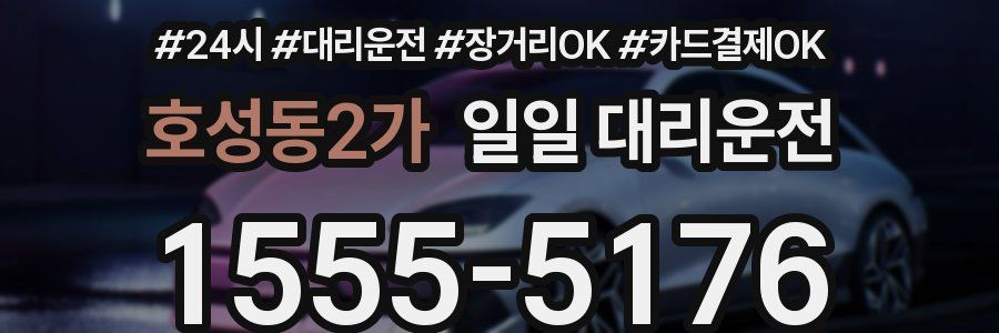 호성동2가 일일 대리운전