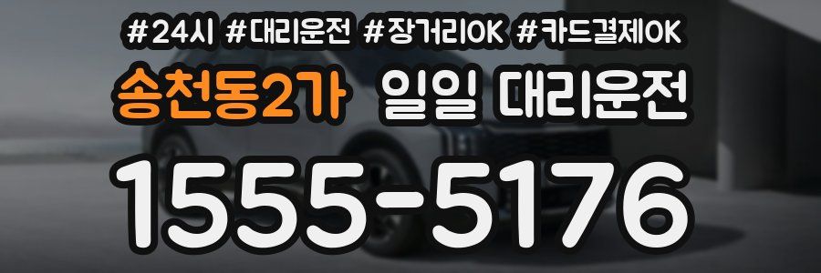 송천동2가 일일 대리운전