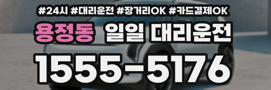 용정동 일일 대리운전
