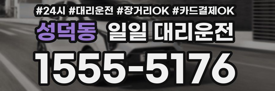 성덕동 일일 대리운전