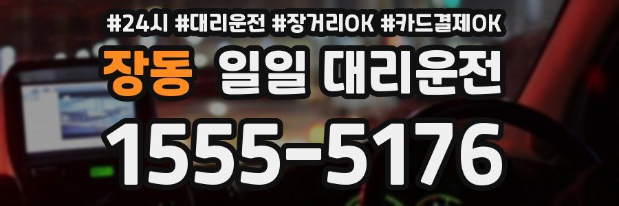 장동 일일 대리운전