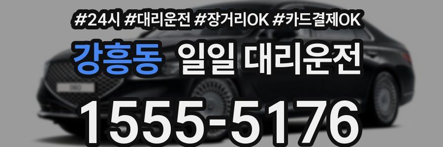 강흥동 일일 대리운전