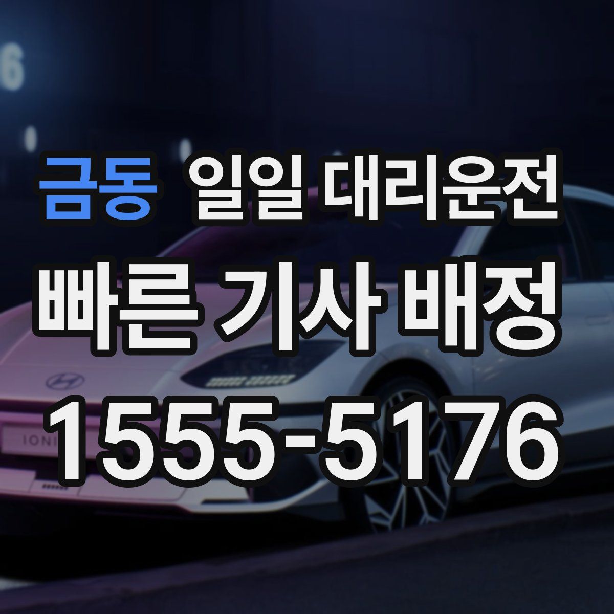 금동 일일 대리운전