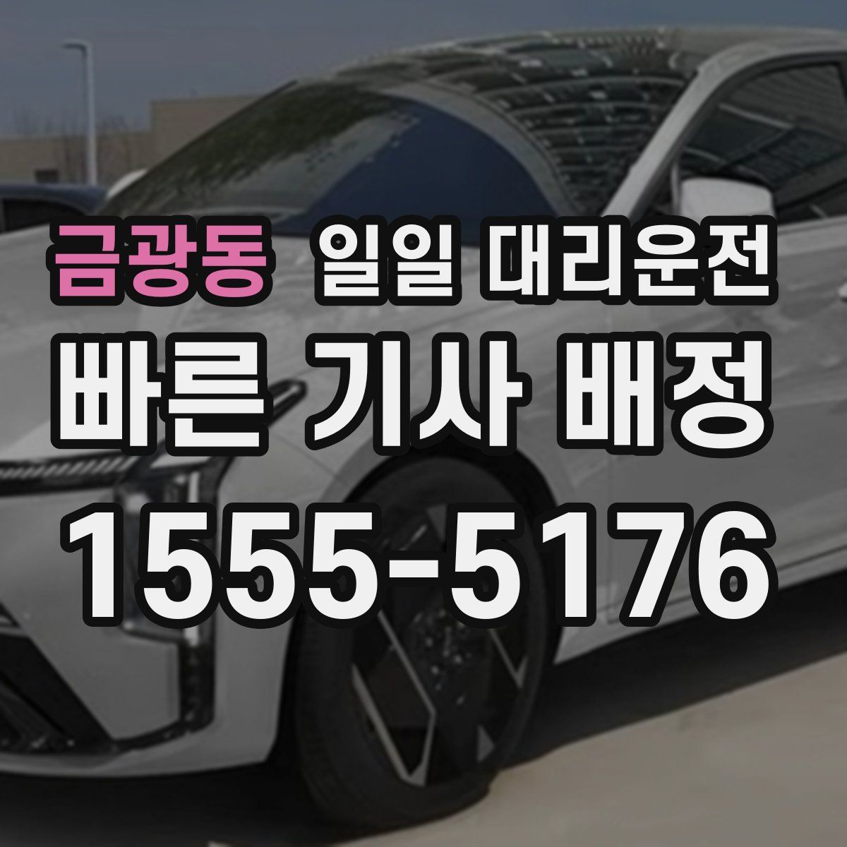 금광동 일일 대리운전