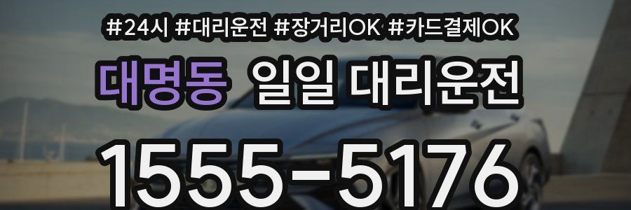 대명동 일일 대리운전