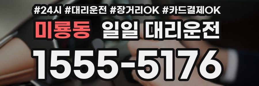 미룡동 일일 대리운전