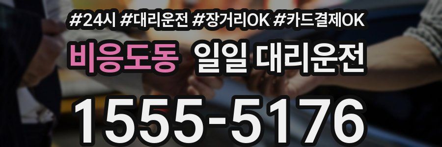 비응도동 일일 대리운전