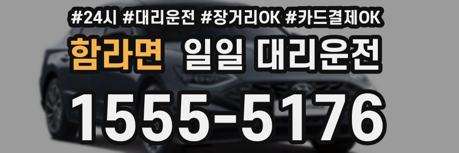 함라면 일일 대리운전