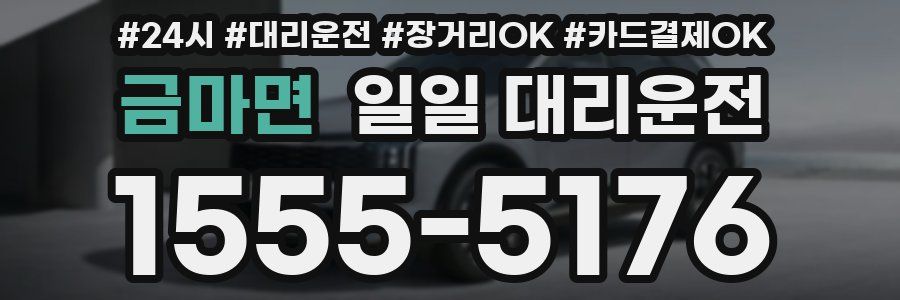 금마면 일일 대리운전