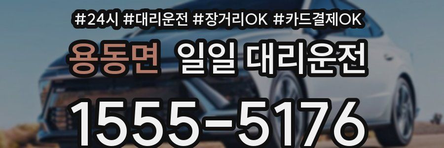 용동면 일일 대리운전