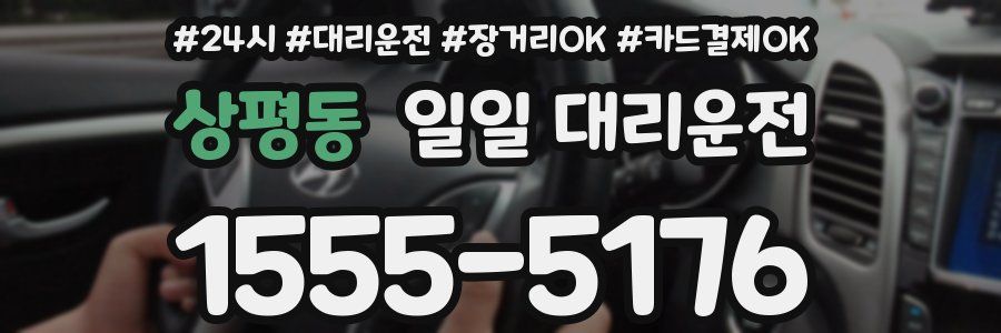 상평동 일일 대리운전