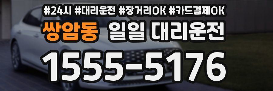 쌍암동 일일 대리운전
