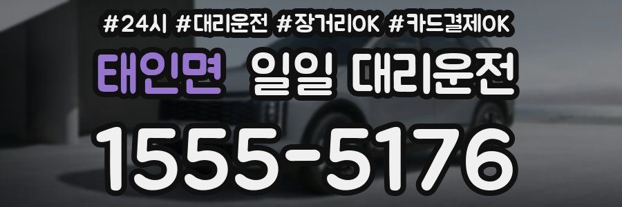 태인면 일일 대리운전