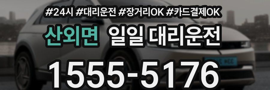 산외면 일일 대리운전