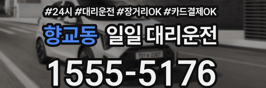 향교동 일일 대리운전