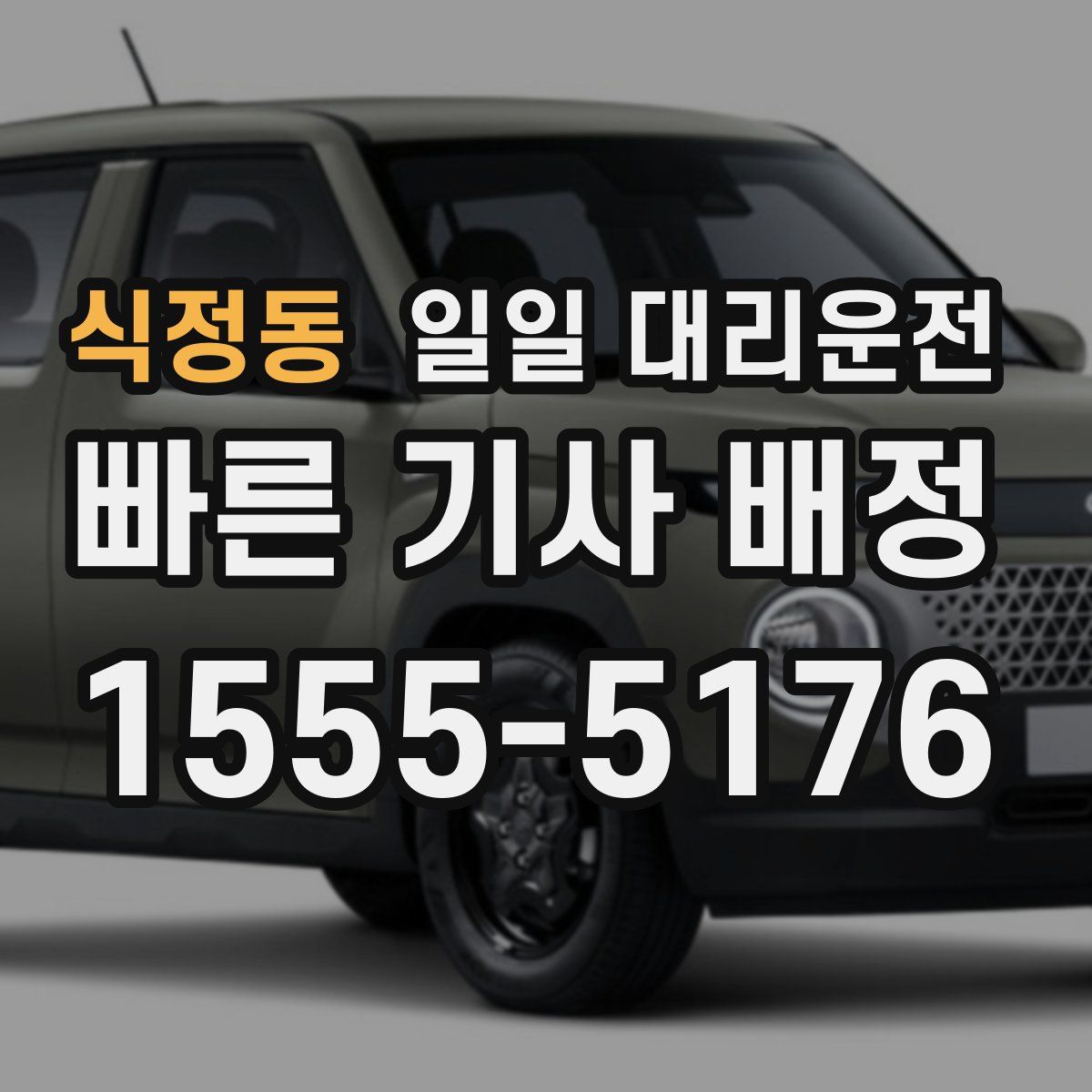 식정동 일일 대리운전