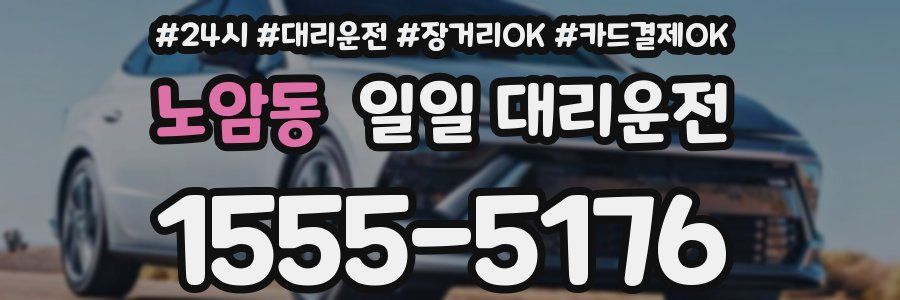 노암동 일일 대리운전