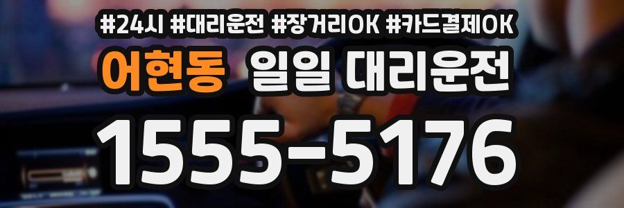 어현동 일일 대리운전