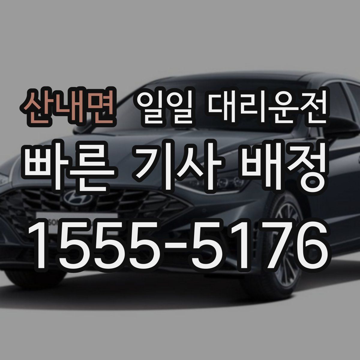 산내면 일일 대리운전