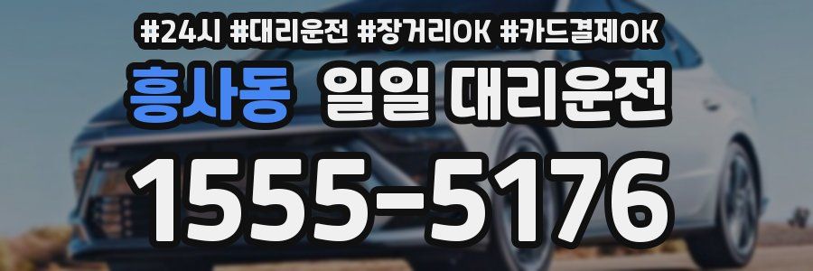 흥사동 일일 대리운전