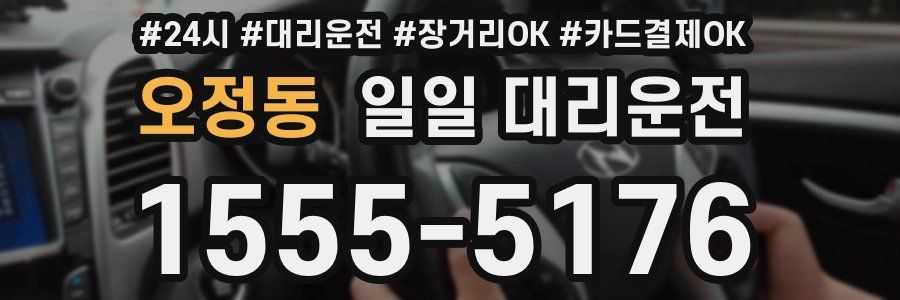 오정동 일일 대리운전