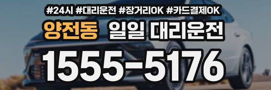 양전동 일일 대리운전