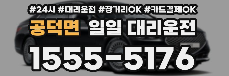 공덕면 일일 대리운전