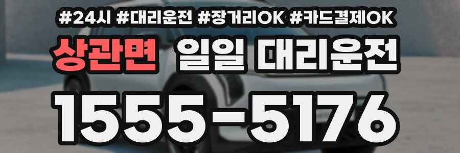 상관면 일일 대리운전