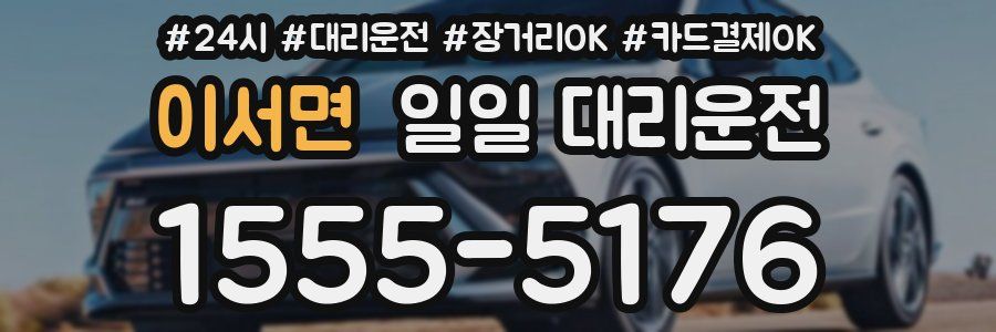 이서면 일일 대리운전