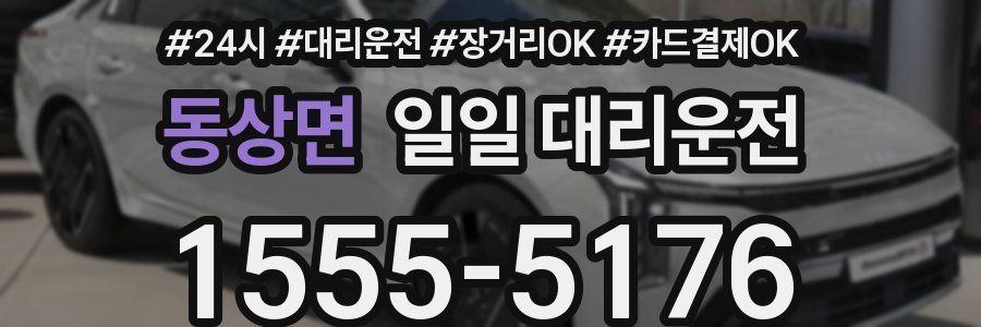 동상면 일일 대리운전