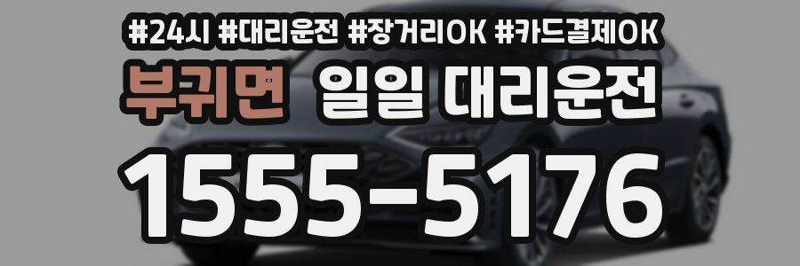 부귀면 일일 대리운전