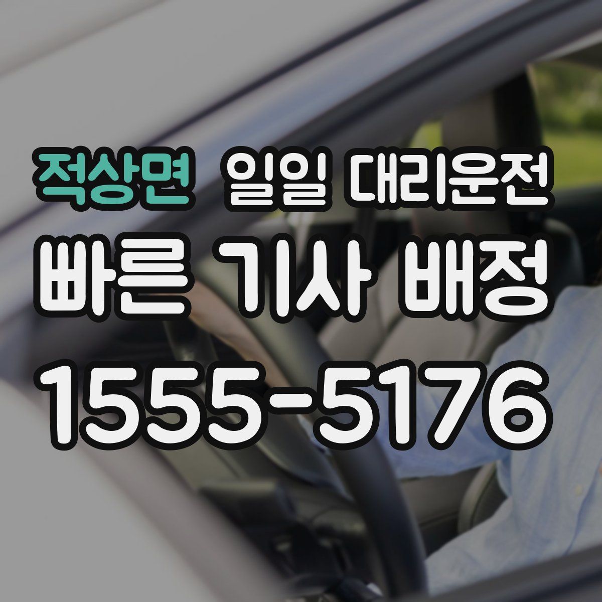 적상면 일일 대리운전