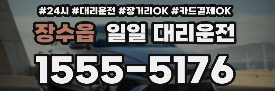 장수읍 일일 대리운전