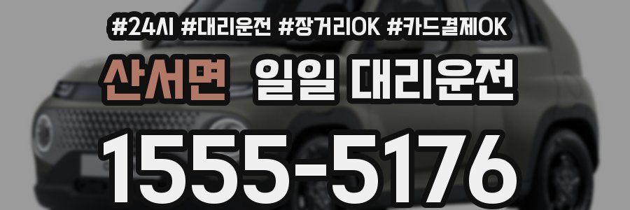 산서면 일일 대리운전