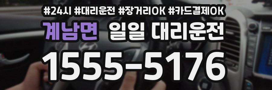 계남면 일일 대리운전