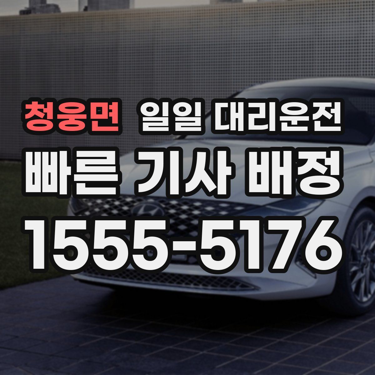 청웅면 일일 대리운전