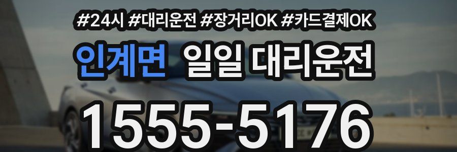 인계면 일일 대리운전