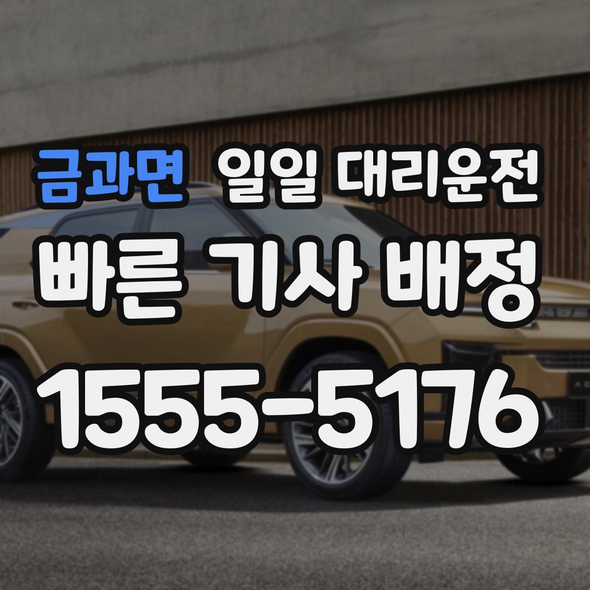 금과면 일일 대리운전