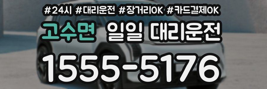 고수면 일일 대리운전