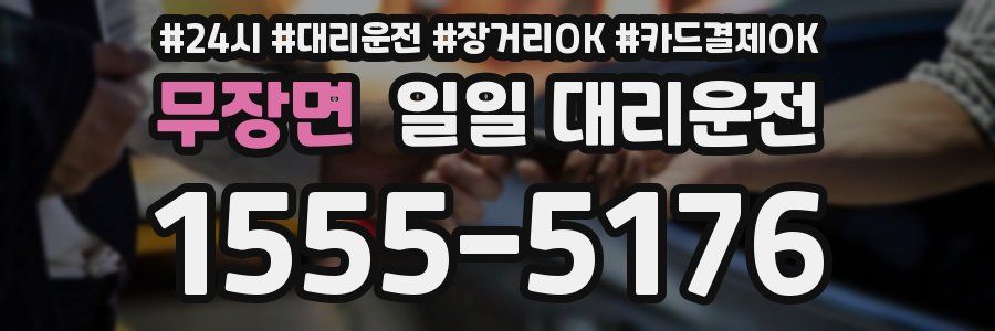 무장면 일일 대리운전