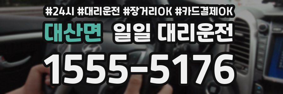 대산면 일일 대리운전