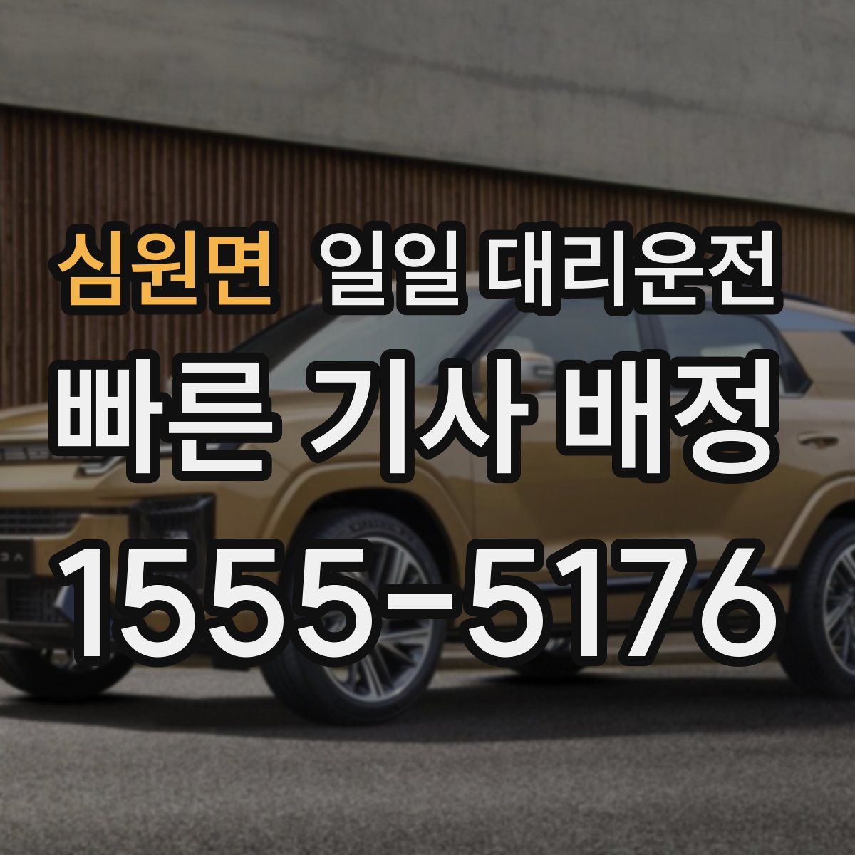 심원면 일일 대리운전
