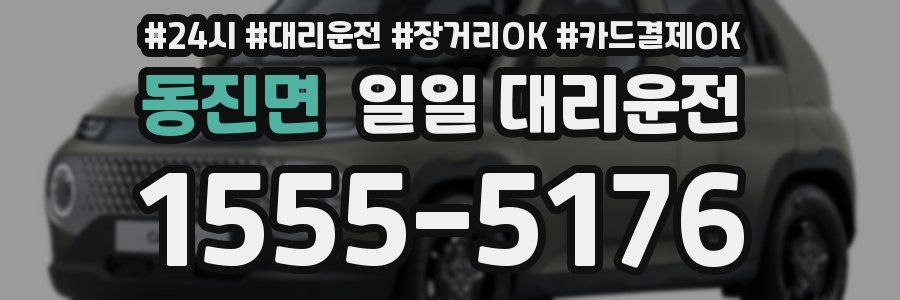동진면 일일 대리운전