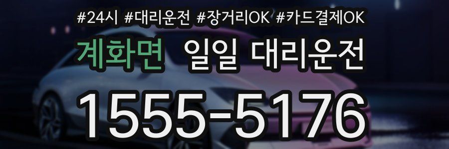 계화면 일일 대리운전